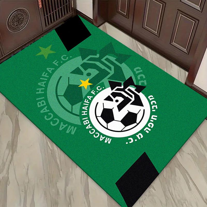 Tappeto Haifa FC per Soggiorno Camera da Letto Decorazione Divano Casa, Tappetino Antiscivolo per Giochi Bambini