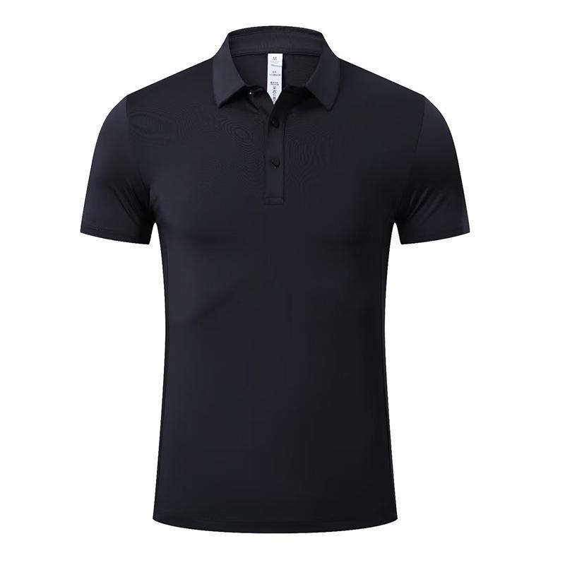 Men's Cross-Border Milk Silk Lapel Polo Shirt - Short Sleeve Sports & Running Top