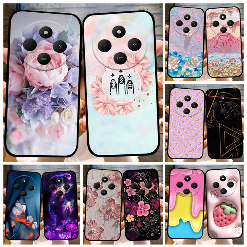 Für Redmi 14C 4G Weiche Hülle 14R Stilvolle Cartoon-Bemalte TPU-Silikon-Handyhülle Für Xiaomi Poco C75 4G 5G Stoßfeste Coque Hüllen