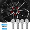 M14 x 1.5 Nuts Locking Wheel Bolts Chrome Alloy Wheel Lug Stud Taper Seat for BMW X3 X5 E83 E70 E53