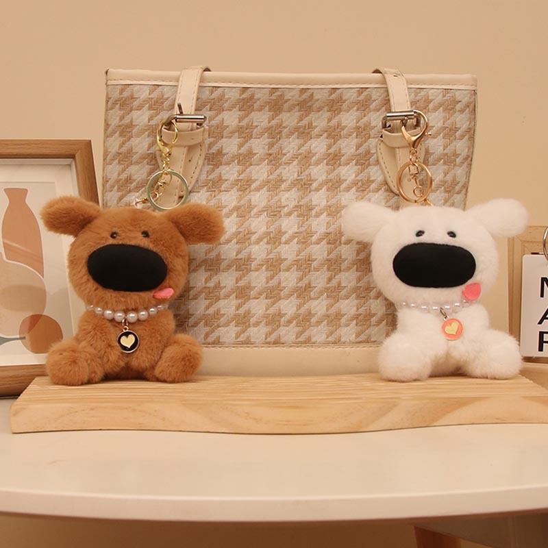 Cute Cute Big Nose West Highland Dog Pendant Plush Toy Doll Puppy Bag Hanging Keychain Kid