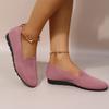 Casual Women Flats Shoes Summer Mesh Breathable Flat Socks Shoes Women Comfort Light Sneakers Slip On Loafers Zapatos De Mujer