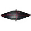 China  PE Recess Cover Plate Fin Foot Propeller Pedal Drive Fixing Spare Parts Fishing Kayak Accessories 1 Person 1