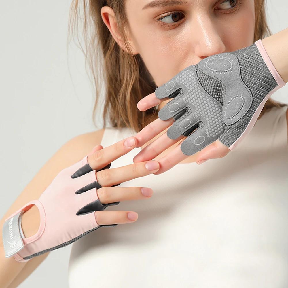 Slip Resistant Gym Gloves For Women Men Weight Lifting Exercise Training Yoga Sports Fitness Gloves 1 Pair