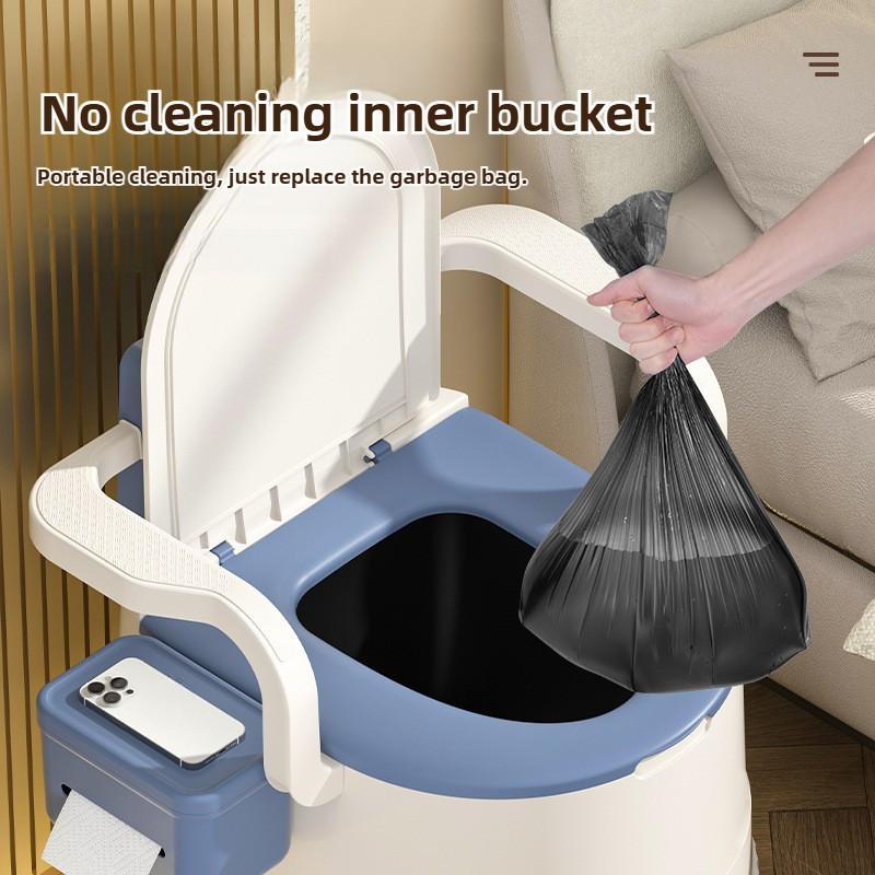 Pregnant Woman Moving Toilets Seat Portable Urinal Household Elderly Disabled Care Sitting Toilet Chair