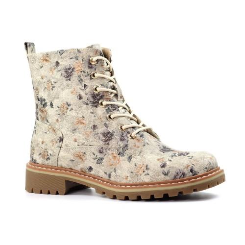 Lunar Womens/Ladies Dazzle Floral Ankle Boots