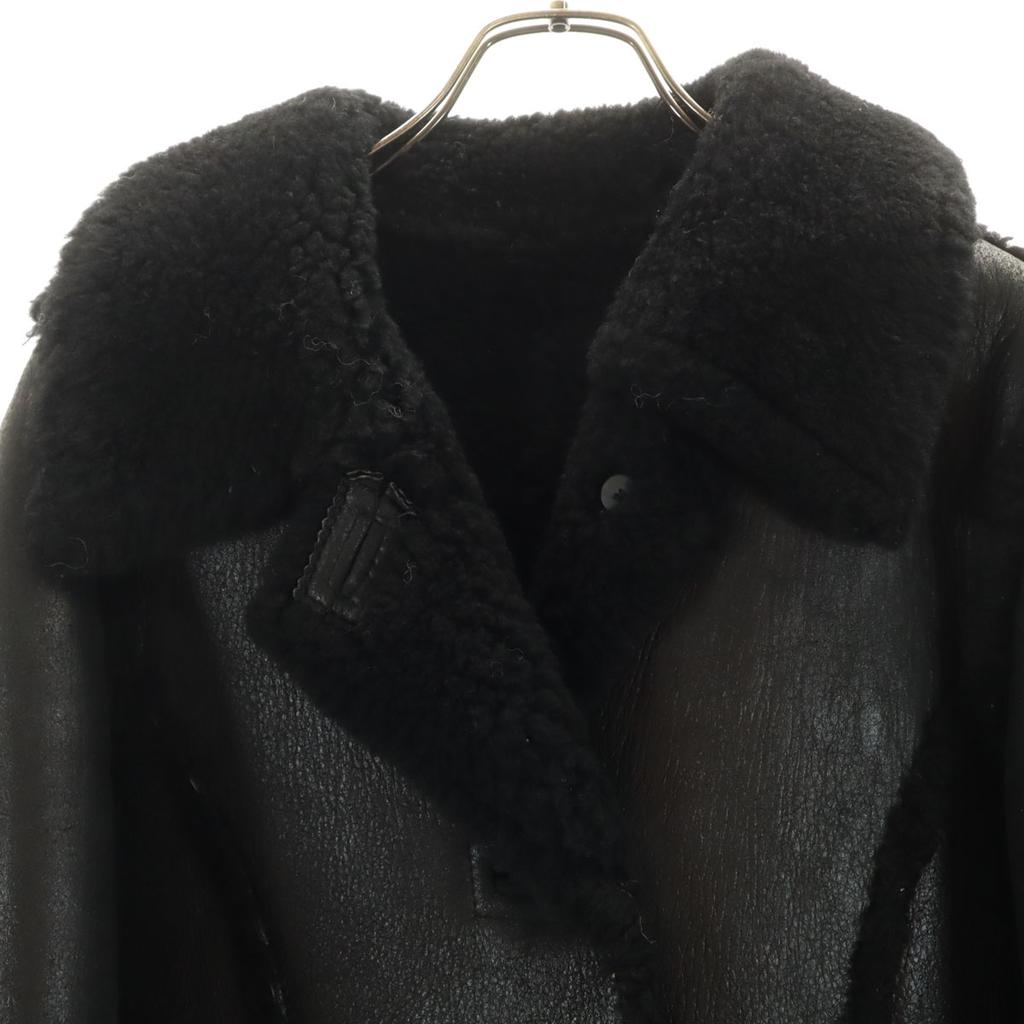 PALMUS Cuir de mouton Manteau en mouton F noir Femme Occasion