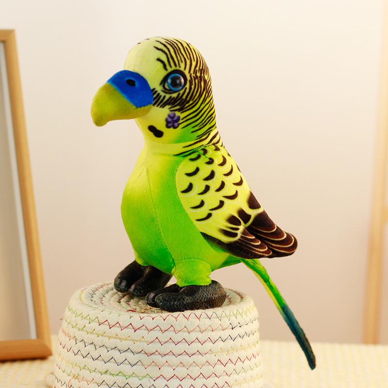 

22Cm Artificial Parrot Plush Doll Plaything Cute Animation Birds Parrot Animal Stuffed Toys Children S Educational Toys Christmas Gifts 22CM