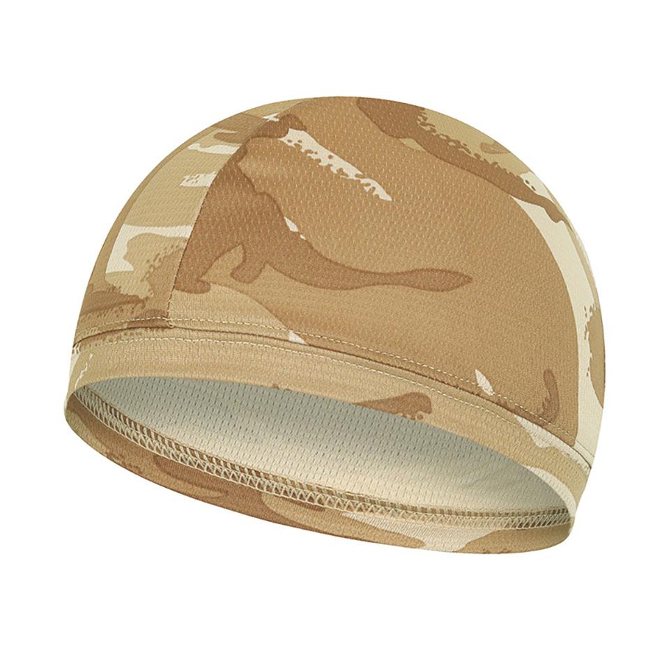 Cycling Hiking Cap Breathable Quick Dry Mesh Camo Print Bike Motorcycle Helmet Liner Sweat Wicking Sports Running Hat