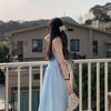 Seaside Holiday Wind Strap Halter Suspender Dress Fairy Summer New Beautiful Sexy Waist and Thin Dress