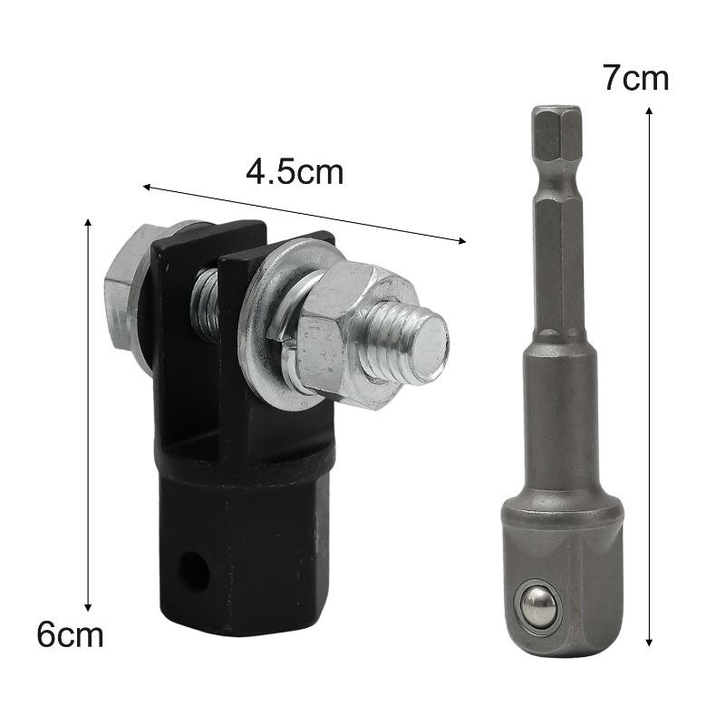 Universeller Scherenheber-Adapter Heber Hubteil Ausrüstung Schraubenschlüssel Werkzeug Auto für 1/2 Zoll Antriebsstecknuss Offroad 4x4 Autozubehör