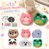 Punch Needle Stickerei-Set für , Set mit 6 DIY-Materialien, Anfänger Tufting-Set