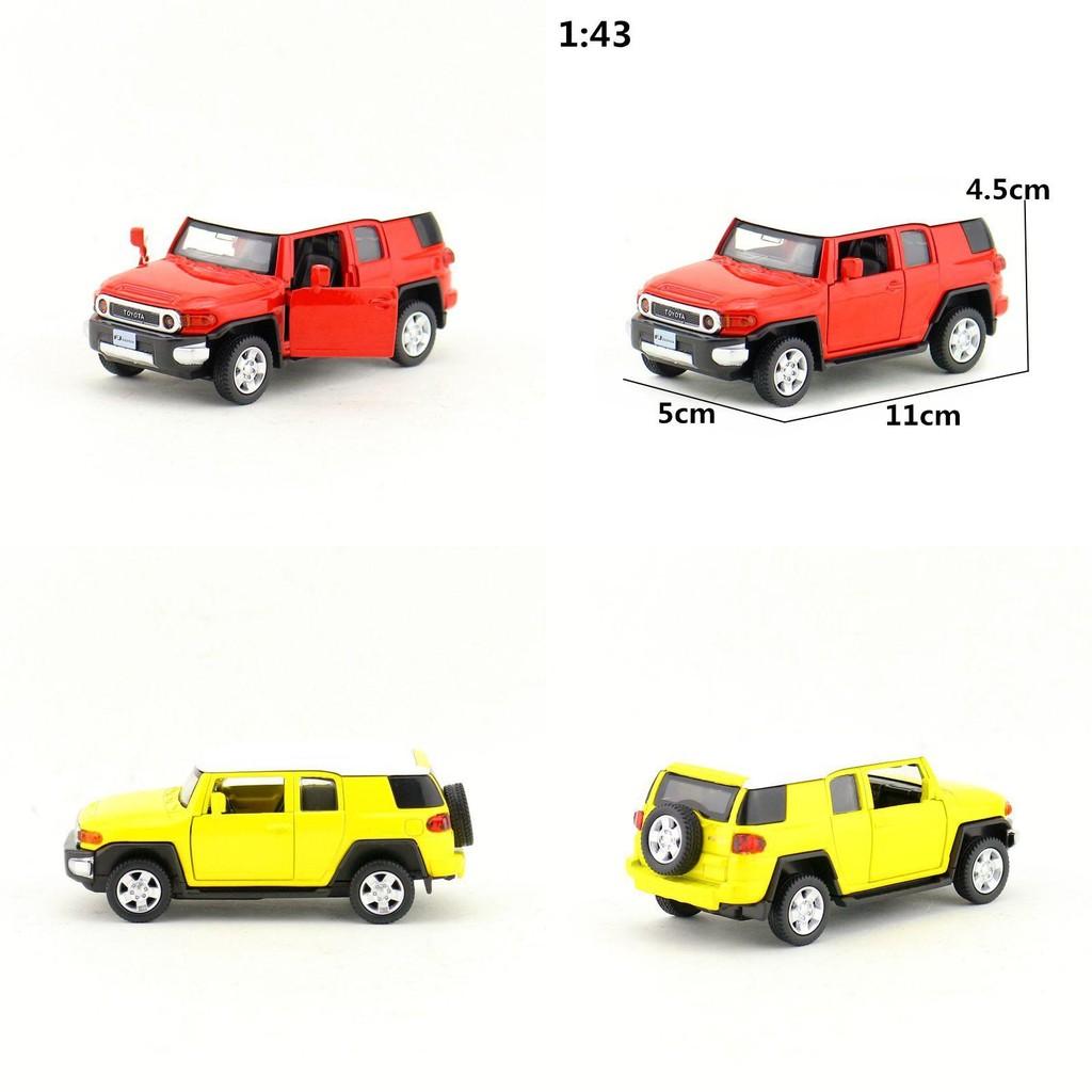 Simulation Alloy Toyota Cruiser Off Road Model Toy For Collection And Display