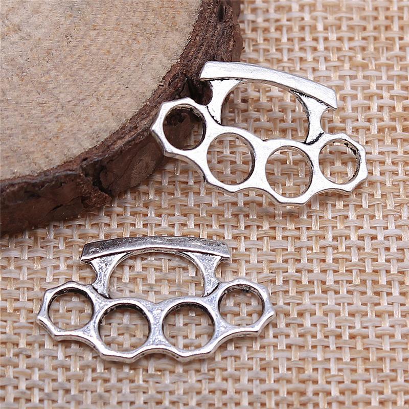 RAINXTAR 14*24mm Alloy 25pcs Knuckle Craft Handmade Charms AAC210