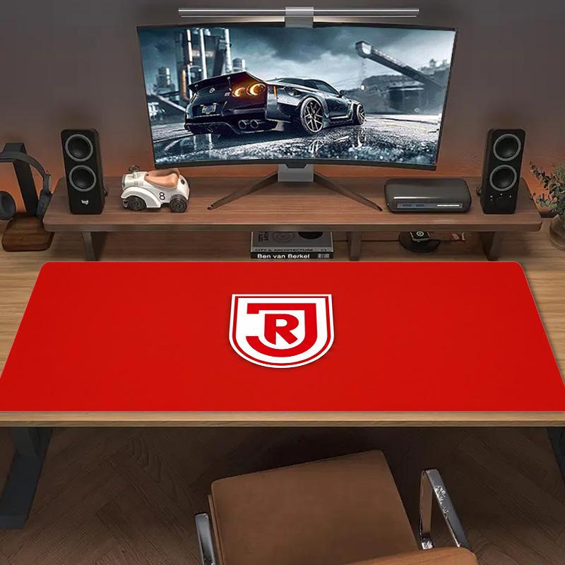 SSV Jahn Regensburg Large Size Mouse Pad Large Gaming Table Cushion Non-slip Laptop Tablet Big Mousepad XXL Mat Mini PC Playmat With Lock edge