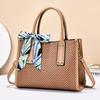 Tote Bag Women's Crossbody Bag Urban Minimalist Style PU Material Large Size Zipper Opening Soft Shape Square Daily Handbags