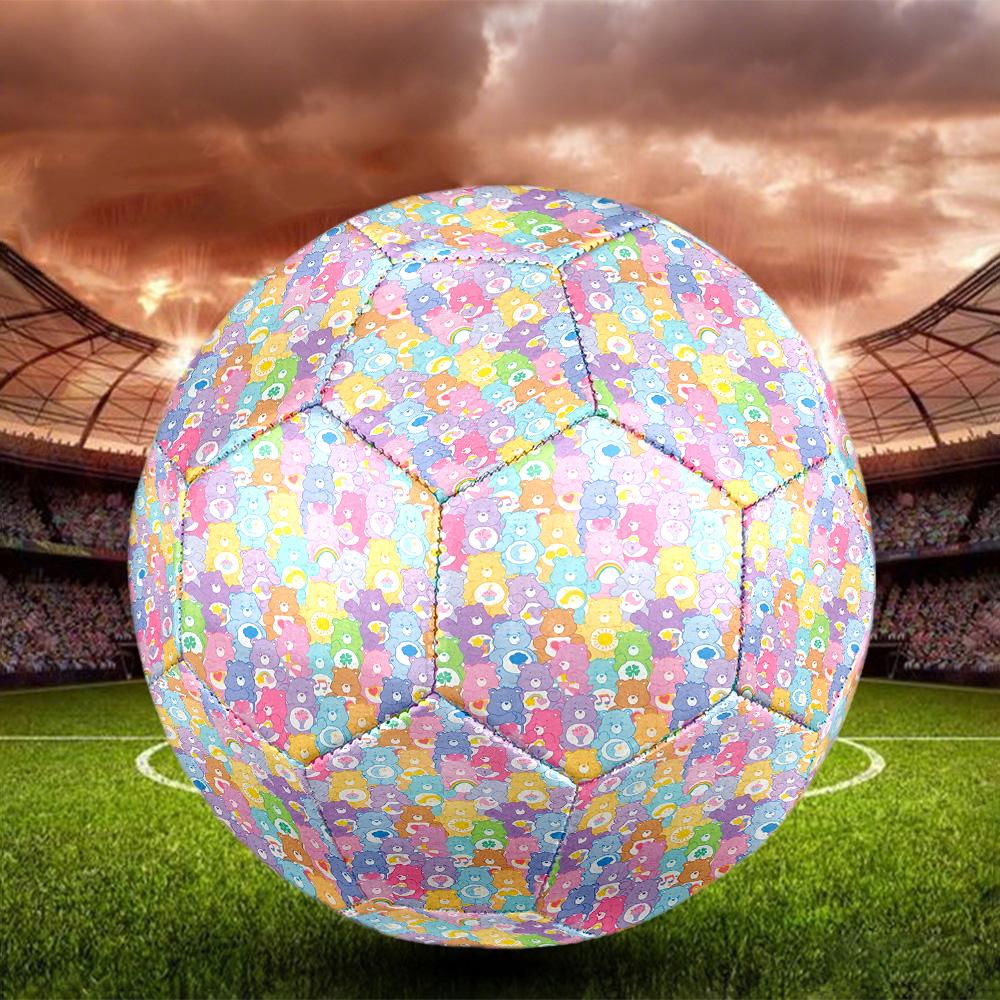 Care Bears Print Size 5 Soccer Ball, Standard Match Football for Sports Game and Team Practice, Ideal Gift for Soccer Fans