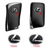 15mm 17mm Car Remote Key Logo Accessory Emblem Stickers For Lexus NX IS 250 RX GS UX RX300 RX350 CT200H GX460 ES LX Fsport GX