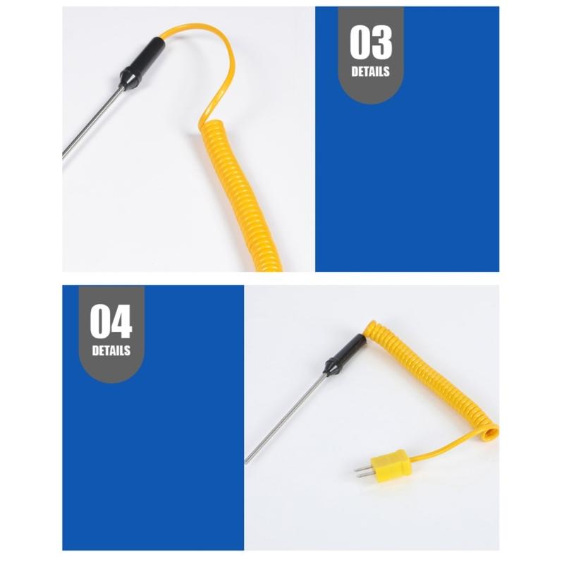 K Type Thermocouple Sensors Offering Fast Response And High Accuracy Suitable For Laboratory Industrial And Home Use