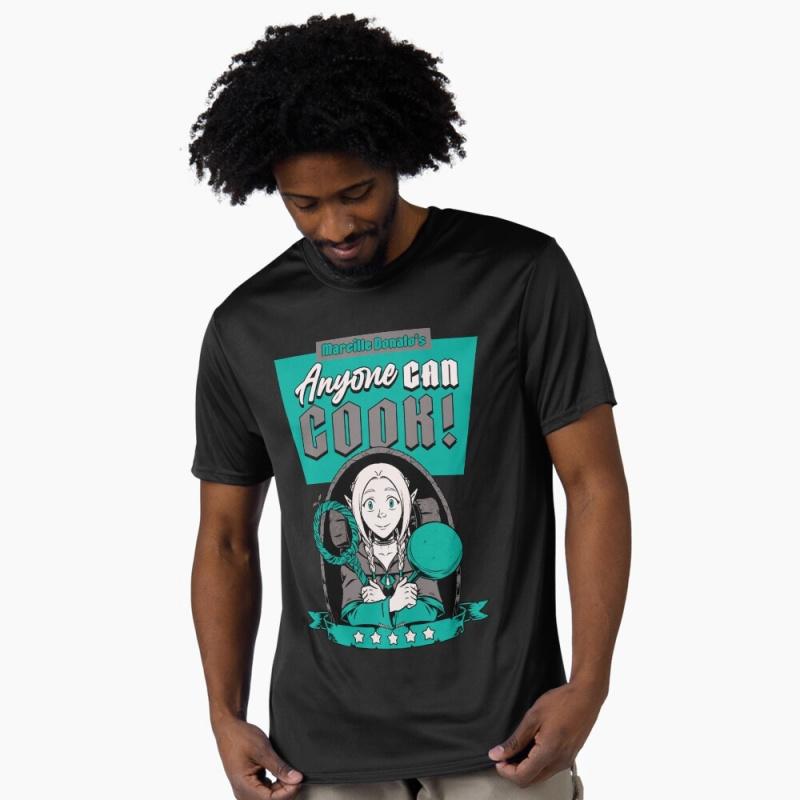 Dungeon Food Book Elf 0409 Delicious in Dungeon Gift TShirt for RPG Gamer Dungeon Meshi Anime Graphic clothes All size tops S