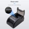 Desktop 58mm Thermal Receipt Printer, Barcode Printer, USB+BT Connection, 1 Roll Paper Included, Internal ESC Command Support, Cashbox Connection, Com