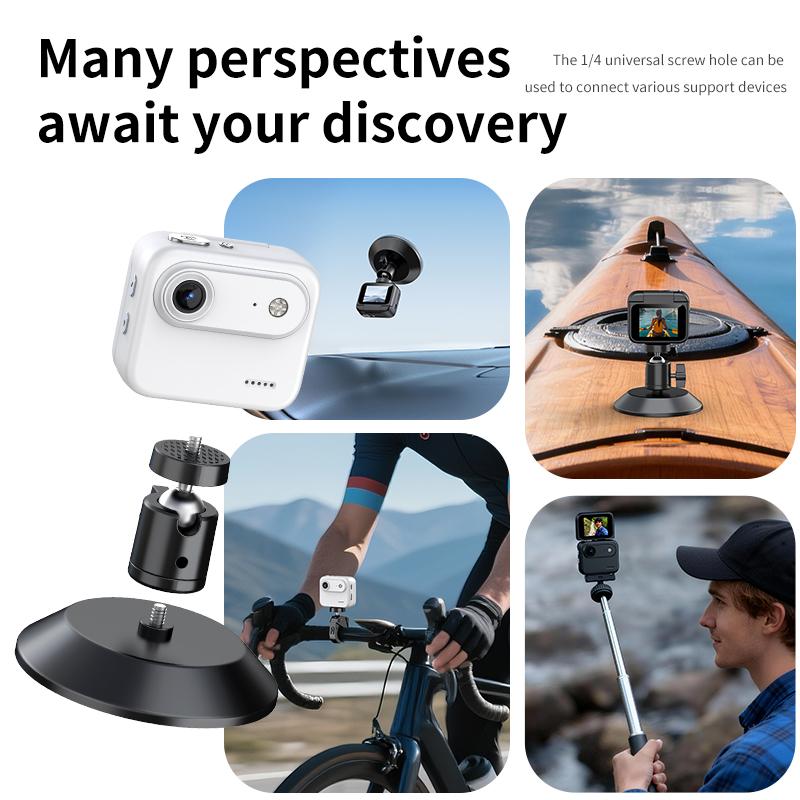 Y360 Action Camera With Flip Screen 4K Ultra HD Recording VLOG-Ready Image Stabilization Wide-Angle Lens Cycling Camera