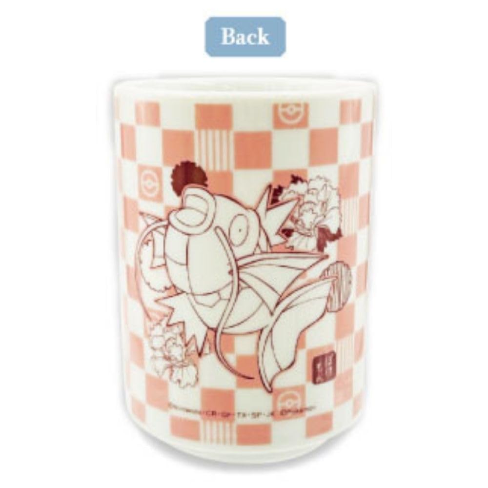 Marimo Craft Japanese Pattern Pikachu x Pokémon Teacup, & Magikarp, Approx. 70 H100mm, PKM-919