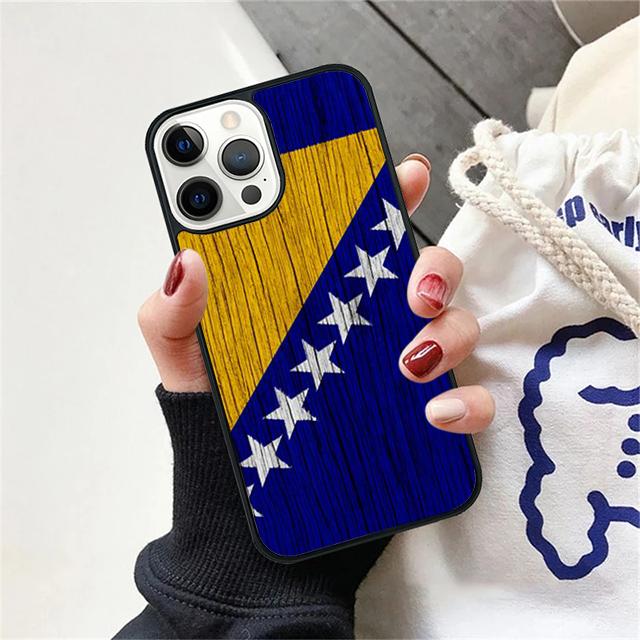 Bosnia and Herzegovina Flag Phone Case Cover For iPhone 17 Air 15 16 14 13 12 Pro Max 11 Pro Max Plus Coque Shell
