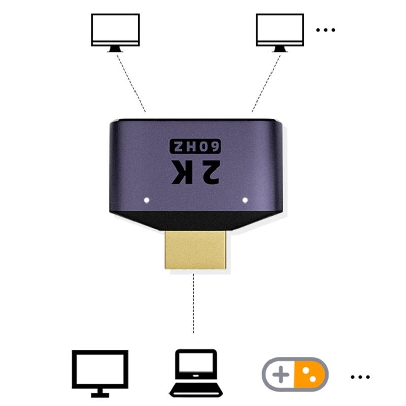  Splitter 1 in 2Out -  Splitter 1x2 Port Powereds  Full UltraHD 1920x1080 3D Support