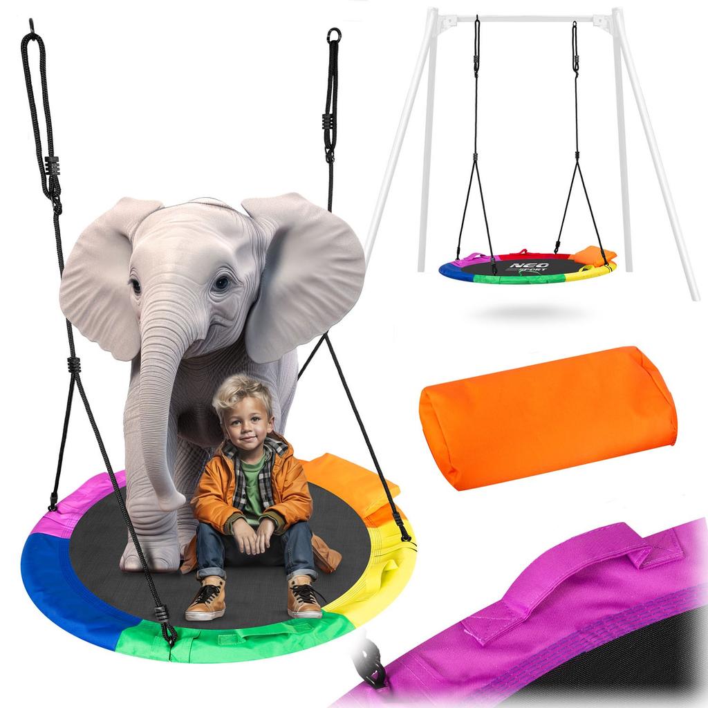 Swingo XXL Multicolored Crow's Nest Swing 120 Cm