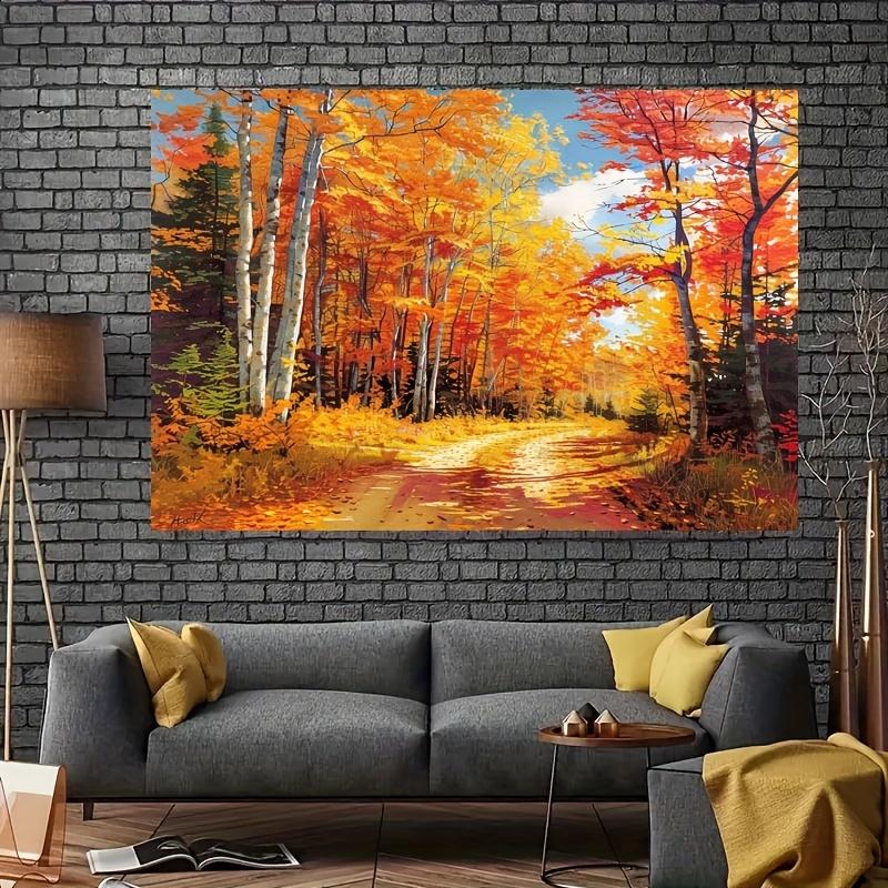 2D Flat Surface 1-piece Autumn Photography Backdrop Suitable for Use In Studios Birthday Parties and Wedding Decorations