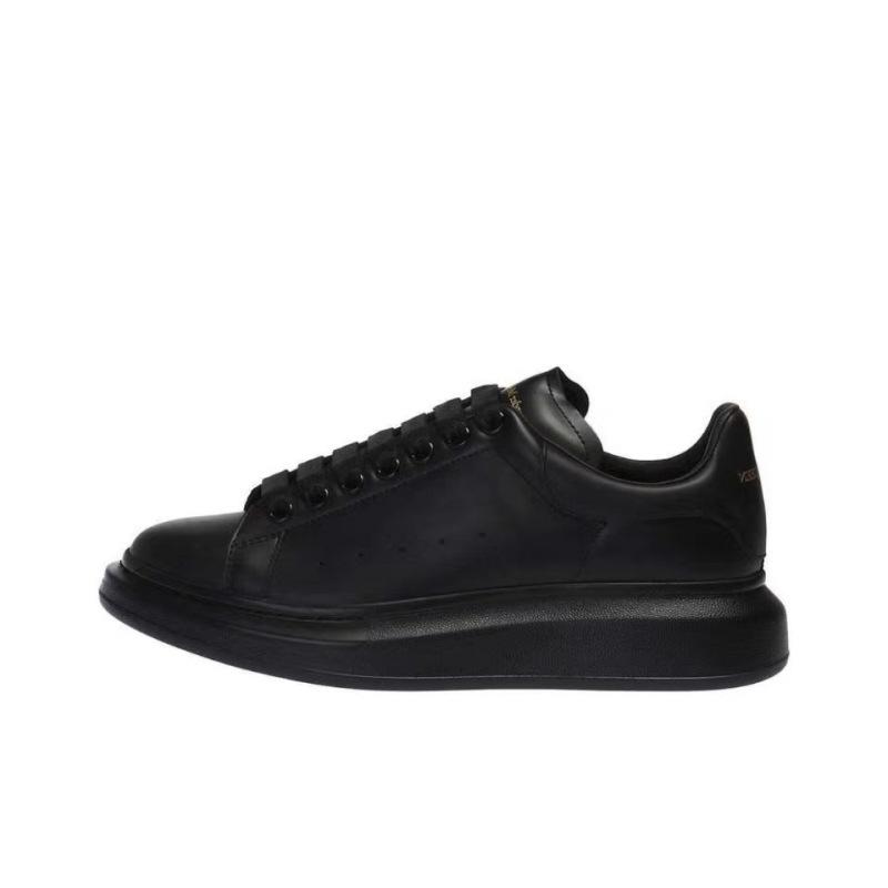 

Роскошная плотная книга McQueen новая мода универсальная дышащая board shoes повседневная спортивная обувь дышащая высота 35 чёрный