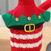 DIY Christmas Wine Bottle Cover Creative Wine Bottle Knitted Sweaters  Table Decoration