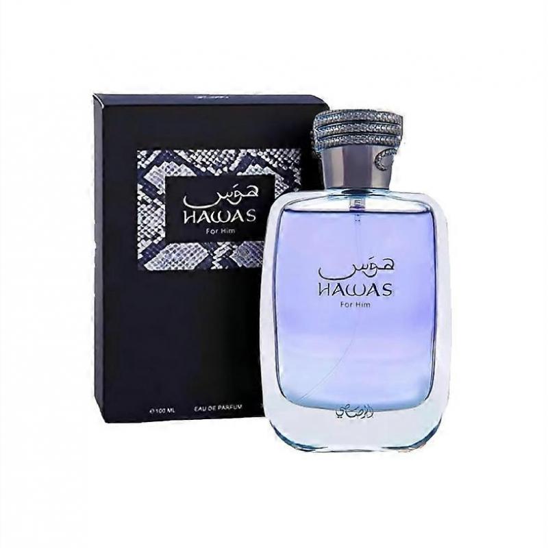 HAWAS FOR HIM Eau De Parfum 100ML, Long-Lasting Pour Homme Spray