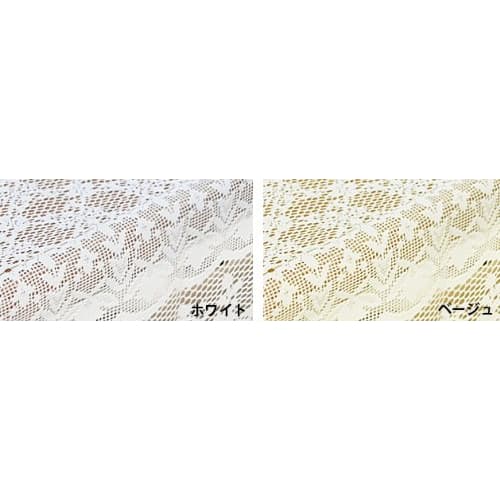 Water-repellent jacquard lace tablecloth (approx. 140cm x 220cm rectangular, seats 6) (white) 5818-220-WH