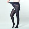 Plus Size Stockings For Women 6d Thin Oil Shiny Smooth Open Crotch Pantyhose 150kg Ultra Elastic Transparent Seamless Sockings