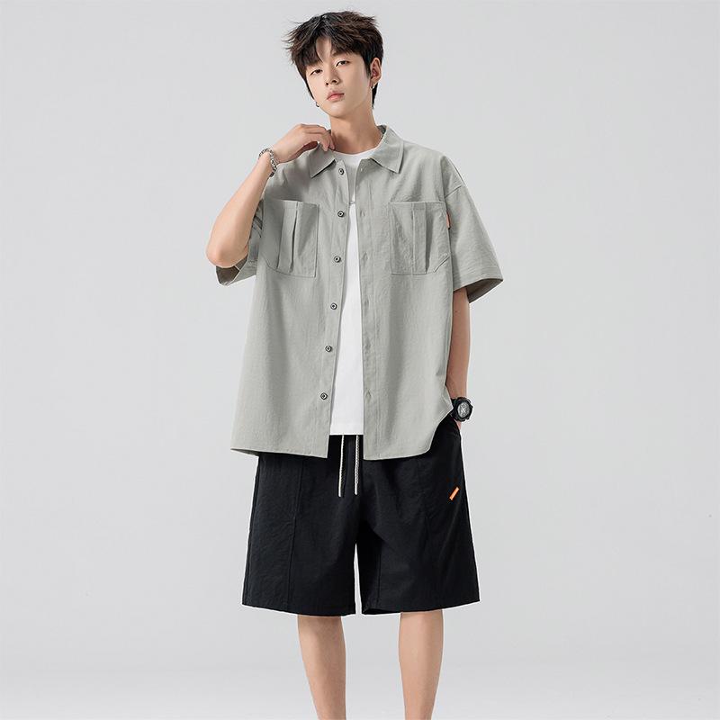 Herren Sommer Strandanzug mit Shorts 8XL