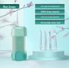 Portable Electric Ultrasonic Water Flosser with Telescopic Tank - Waterproof Oral Cleaner and Tartar Remover