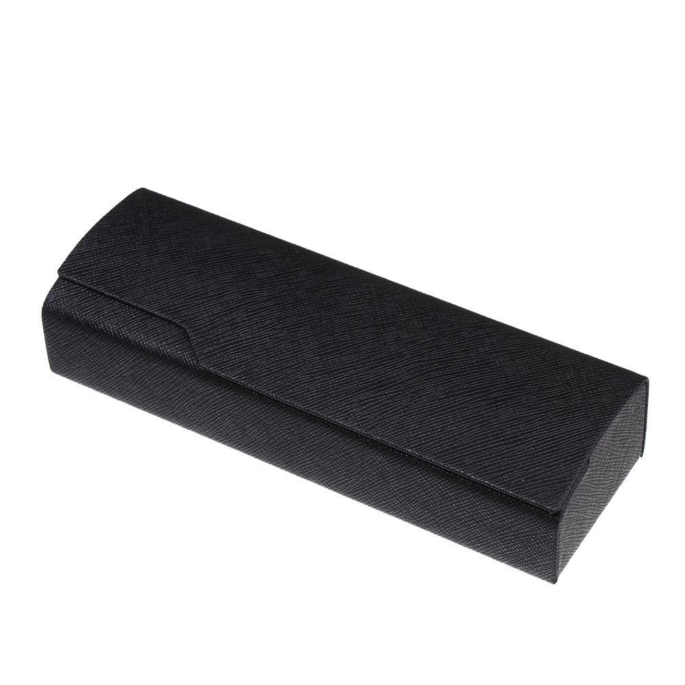 

Women Men Large Capacity Portable Glasses Holder PU Leather Glasses Box Eyeglasses Case чорний