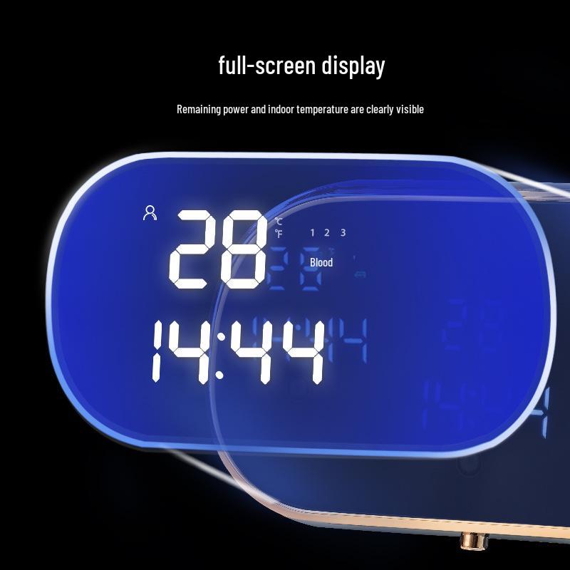 Wall-Mounted Smart Soap Dispenser: Digital Display, Touchless Foam, Rechargeable