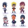 12pcs/set Anime Figure Naruto Shippuden Hinata Sasuke Itachi Kakashi Gaara Action Figure Q Version PVC Figures Toys Gift