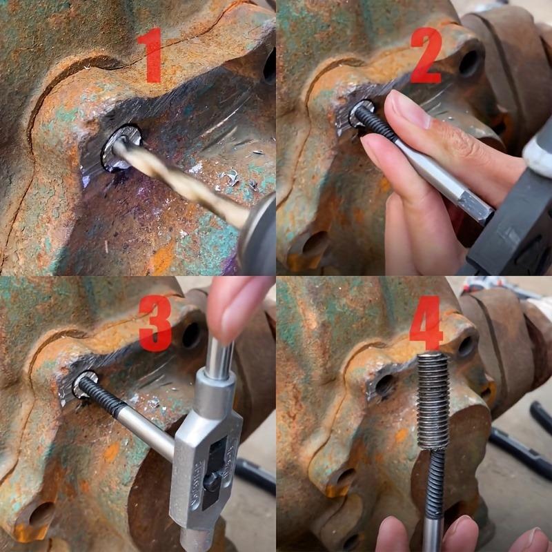 4 Points And 6 Points Faucet Triangle Valve Water Pipe Broken Head Screw Extractor Broken Thread Extractor