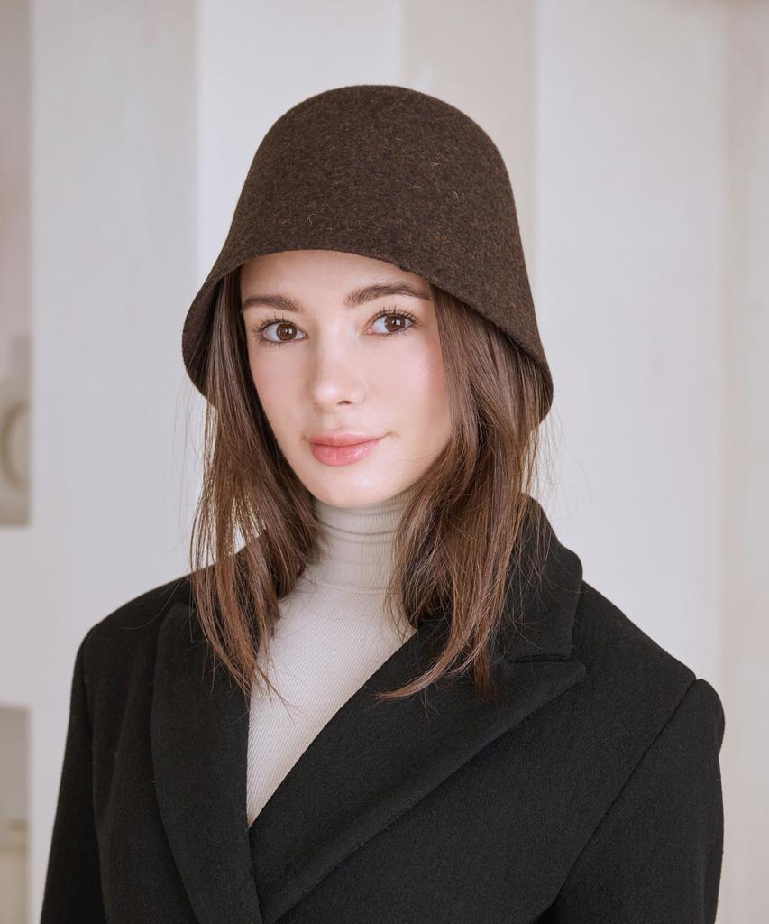 Koipeu Wool Bell Bucket Hat Cf073Ht049