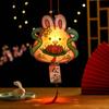 Chinese Style Mid-Autumn Rabbit Lantern Handmade Antique Lantern LED Lantern Toys  Lantern Festival