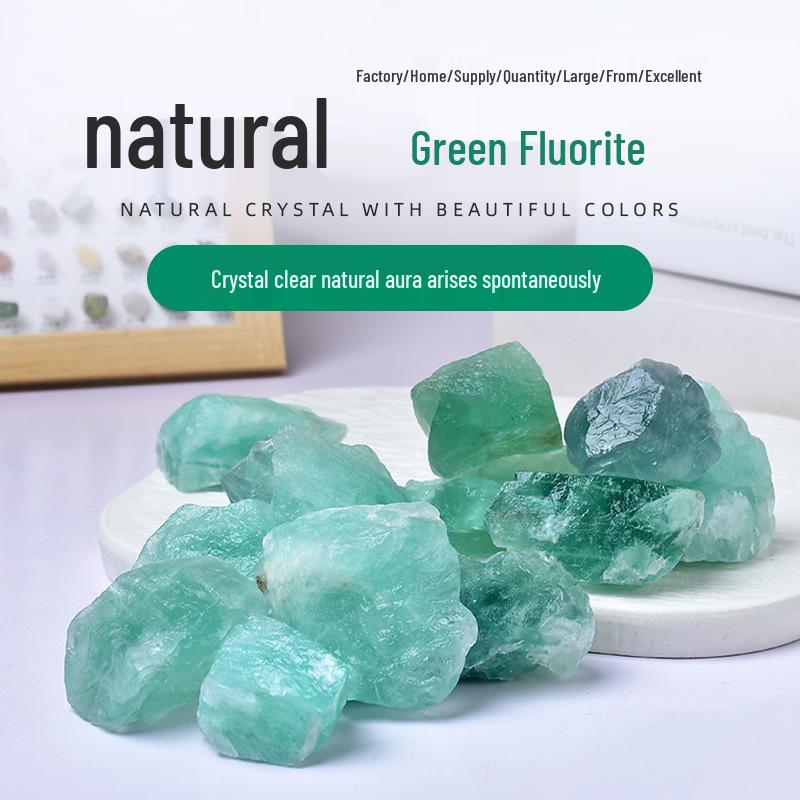 Natural Green Fluorite Rough Stone Aromatherapy Diffuser Crystal Home Decor Ornament 1-2cm 100g естественный