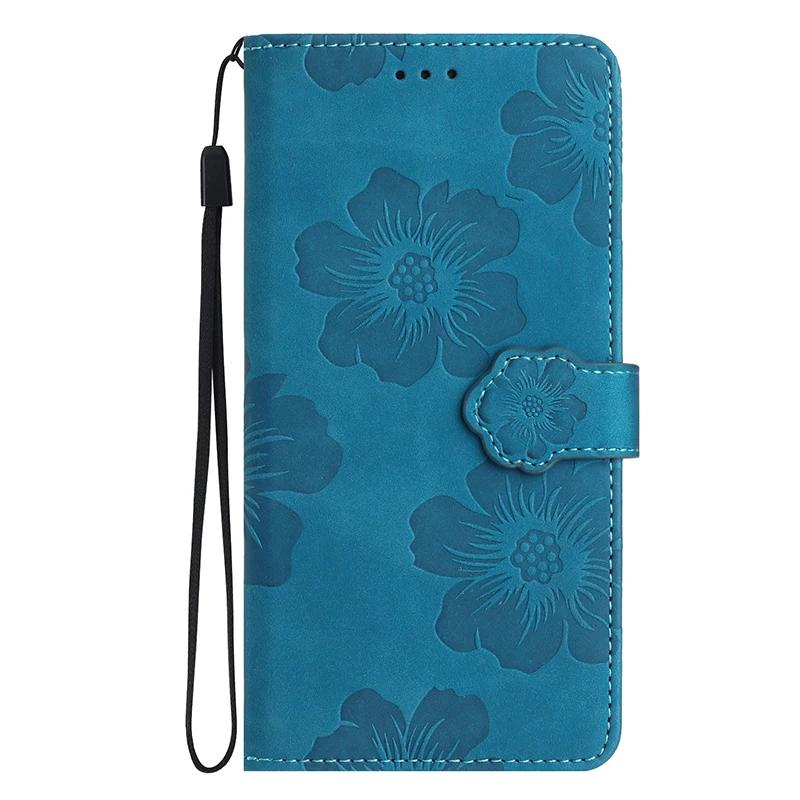 Butterflies Flowers PU Leather Case For iPhone 16 15 14 Plus 13 12 11 Pro Max X XR XS Max 10 Flip Wallet Cover Card Holder Strap