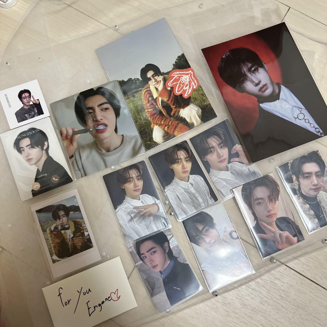 

[USED] ENHYPEN SUNGHOON Trading Card Postcard