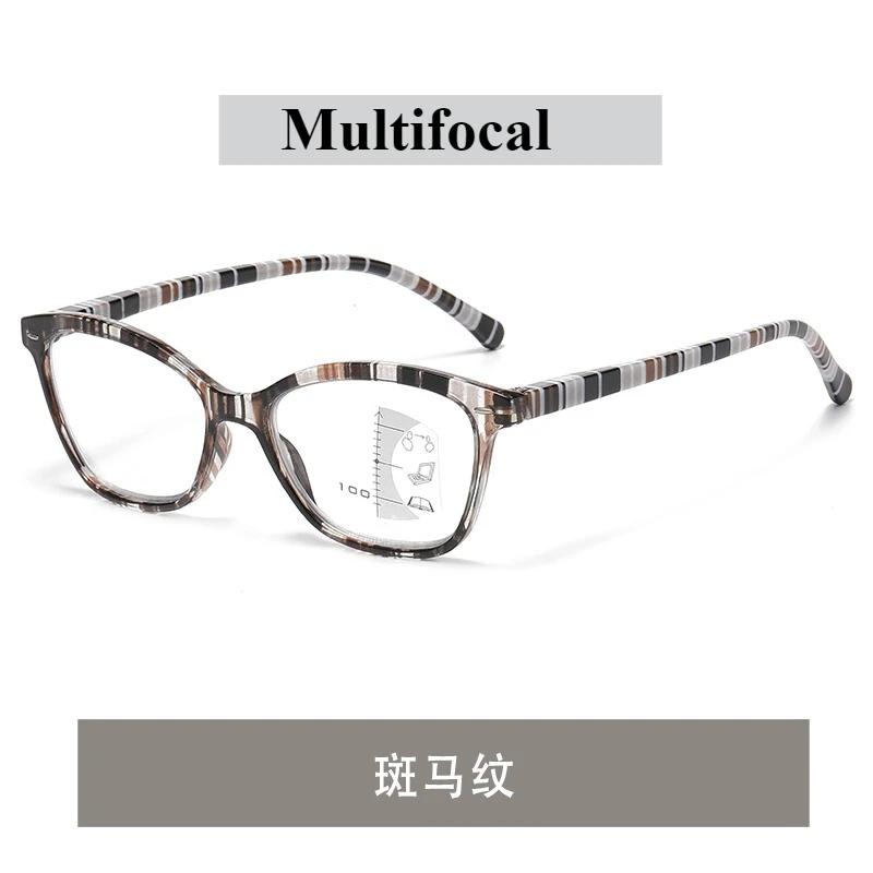 Multifocal Reading Glasses +1.0 +1.5 +2.0 +2.5 +3.0 +3.5 +4.0 Dual Purpose Presbyopia Glasses for Both Near and Far Use