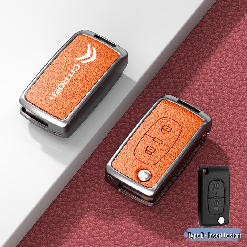 Car Key Cover & Buckle for Citroen C3XR, C4L, Tianyi, C5, C4 Sega, Elysee, C6 Models