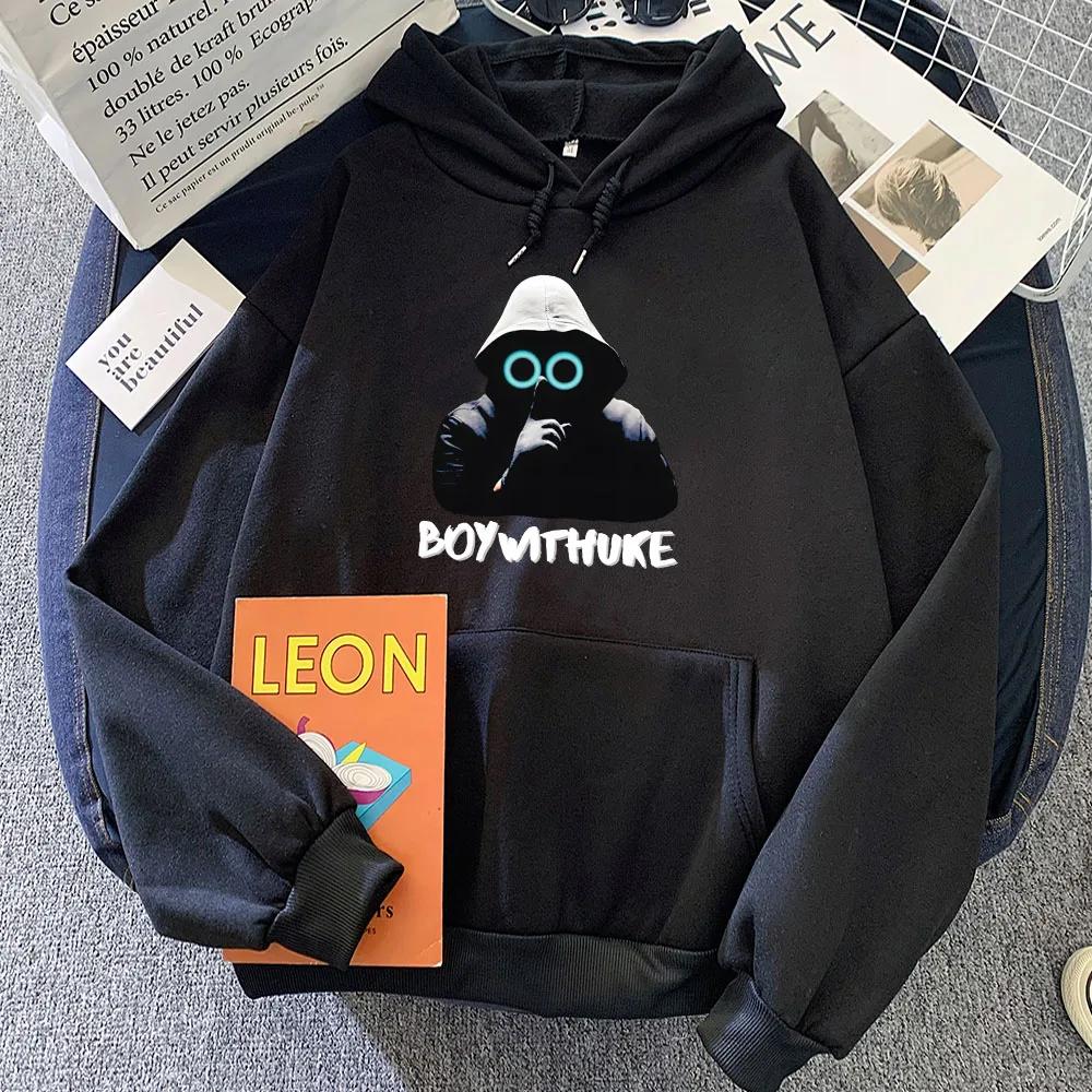 

Print Clothes BoyWithUke Singer Sweatshirts Roupas Femininas Winter Hooded Pullovers Sudaderas Men Women Hoodie Graphic Moletom S